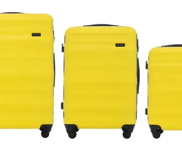 ŽUTI SET kofera Wings ABS - Pribislavec