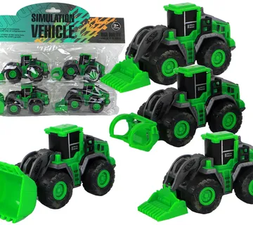Set poljoprivrednih traktora zeleni - Pribislavec