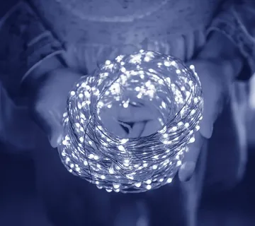 LED lampice na baterije, 50 LED dioda - Pribislavec
