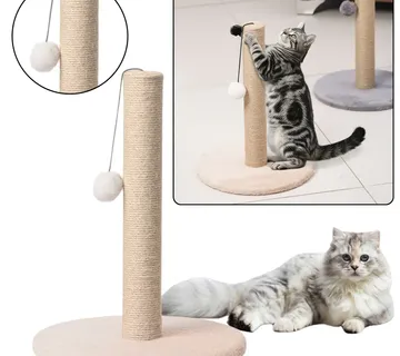 Grebalica za mačke toranj za grebanje 40 cm x 30 cm bež boje - Pribislavec