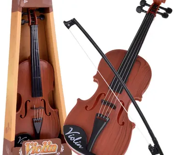 Plastična violina s gudalom, igračka za djecu, 42 cm - Pribislavec