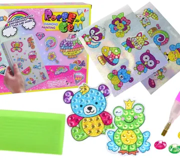 DIY set dijamantnih šarenih naljepnica sa životinjama - Pribislavec