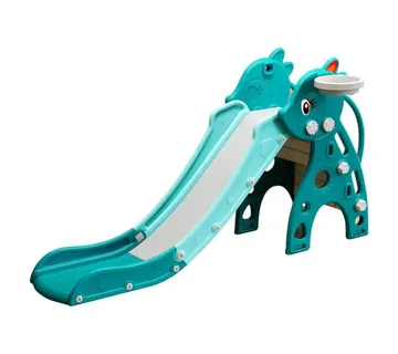 MamaKids tobogan s ljestvama za djecu, zeleni jelen 150 cm - Pribislavec
