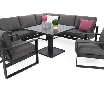 Kutni set Sorrento Comfort siva / siva melanž boja - Pribislavec