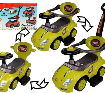Guralica Mega Car 3u1 žuti - Pribislavec