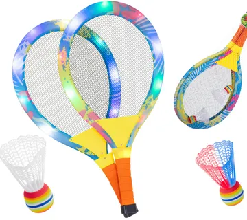 LED svjetleći reket za badminton 2 kom. - Pribislavec