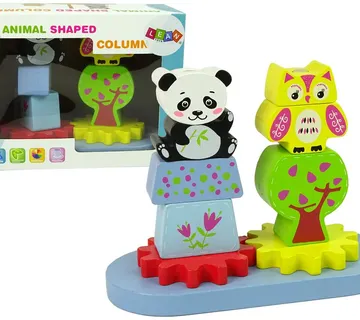 Montessori drveni blokovi panda i sovica - Pribislavec