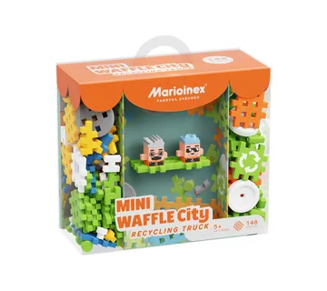 Marioinex set Waffle kockica kamion za odvoz smeća 148kom. - Pribislavec