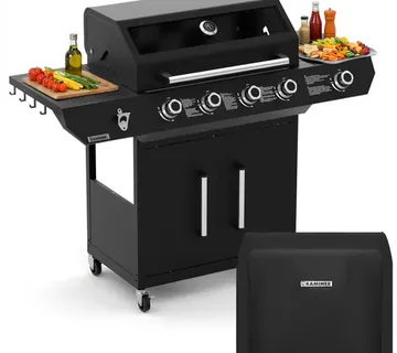 Kaminer Plinski roštilj 4+1 17kW Varen Black 5.0 - Pribislavec