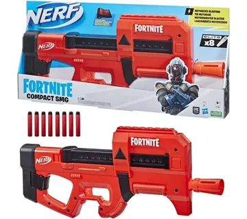Nerf Elite pištolj Fortnite Compact SMG + 8 pjenastih metaka - Pribislavec