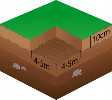 Mreža protiv krtica 45 GSM 2 x 50 m - Pribislavec
