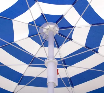 SUNCOBRAN ZA PLAŽU plavo bijeli 180 CM - Pribislavec