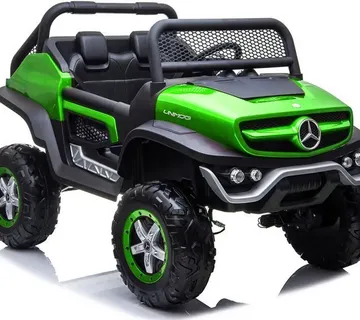 Mercedes Unimog - automobil na akumulator, zeleni 4x4 - Pribislavec