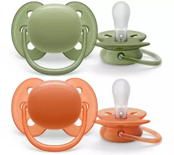 Philips Avent Ultra Soft duda varalica 18+ zeleno roza - Pribislavec