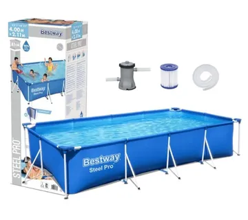 Montažni bazen Bestway Steel Pro 400 x 211 x 81 cm - Pribislavec