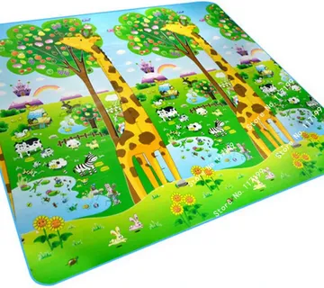 Dvostrana edukacijska podloga za igru ZOO 200cmx180cmx0,5cm - Pribislavec