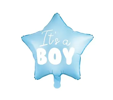Balon zvijezda - "It's a Boy", plavi 48cm - Pribislavec