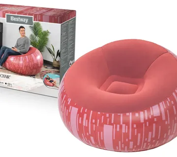 Crvena fotelja na napuhavanje Bestway 75052 - Pribislavec