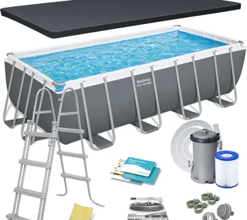 Vrtni bazen s okvirom 488 x 244 x 122 cm 12 u 1 Bestway 56670 - Pribislavec