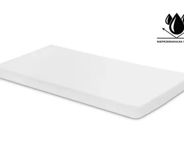 Vodootporna plahta za dječji krevetić 120x60cm bijela - Pribislavec