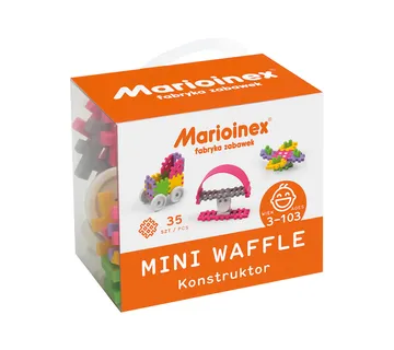 Marioinex set Waffle kockica konstruktor rozi 35kom. - Pribislavec