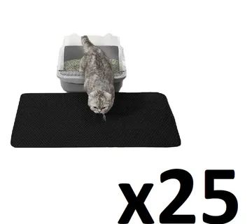 Podloga za kutiju za pijesak 60x45cm - crna x 25 - Pribislavec