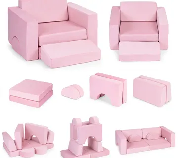 Ecotoys DIY modularna sofa sa 8 jastuka - pink - Pribislavec