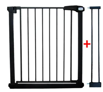 Zaštitna ograda za djecu S1 crna 79-94 cm - Pribislavec