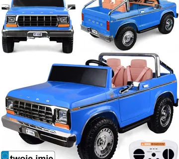 Automobil na baterije s dva sjedala, klasični Ford Bronco kamionet PA0338 - Pribislavec