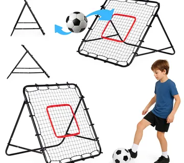 MultiGarden trenažer za nogomet – mreža za odbijanje lopte 100 × 100 cm - Pribislavec