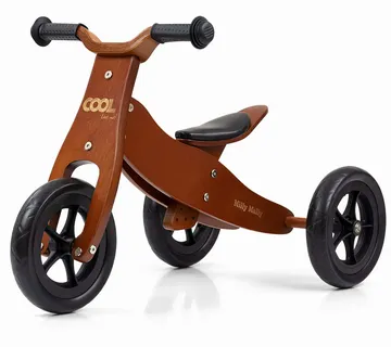 Milly Mally 2u1 dječji tricikl bez pedala Dark Natural - Pribislavec