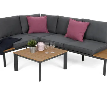 Kutna sofa Nicea tamno siva / siva - Pribislavec