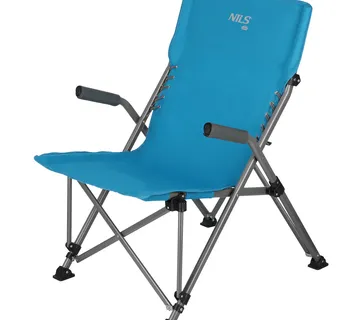 Plava kamperska stolica 40x55x95cm Nils Camp - Pribislavec