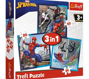 3-u-1 slagalica - Spider-Prijatelji - Disney Marvel Spider-Man Trefl 34874 - Pribislavec