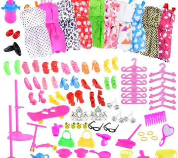 Veliki set odjeće i modnih dodataka za lutke - Pribislavec