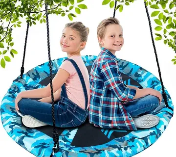 Viseća mreža za ljuljanje 100 cm plava - Pribislavec