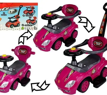 3u1 Mega Car za vožnju roza - Pribislavec