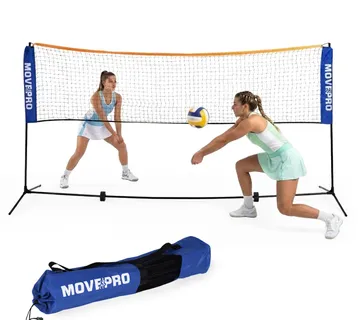 Univerzalna 305x140 cm podesiva mreža 3 u 1 za badminton, odbojku i tenis s torbom, MOVEPRO - Pribislavec