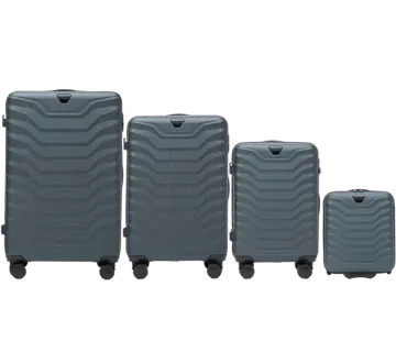 Wings set od četiri kofera od ABS materijala veličine L M S XXS tamnozeleni - Pribislavec