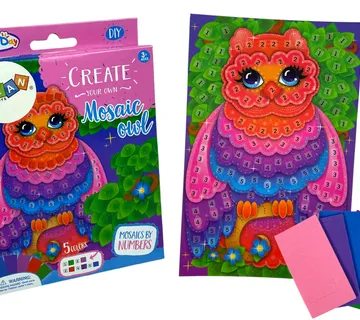 DIY set za izradu mozaika sova - Pribislavec