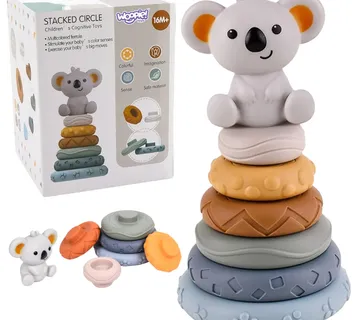 Woopie set: Edukativna piramida Koala 2u1 - Pribislavec
