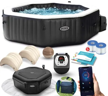 Hidromasažni SPA bazen na napuhavanje – INTEX 28458 (4 osobe) - Pribislavec
