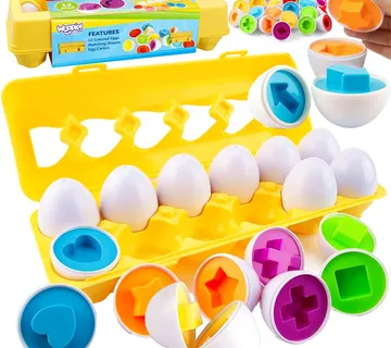 Woopie Montessori slagalica jaja : uskladi oblike i boje - Pribislavec