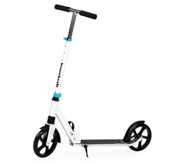 Romobil za djecu i mlade – gradski, sklopivi, podesiva visina 95–105 cm, kotači 200 mm, bijeli - Pribislavec