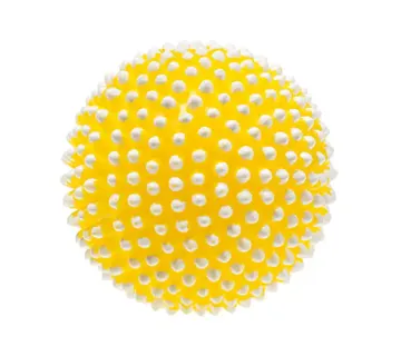 Tullo loptica grickalica za pse 8,1cm žuta - Pribislavec