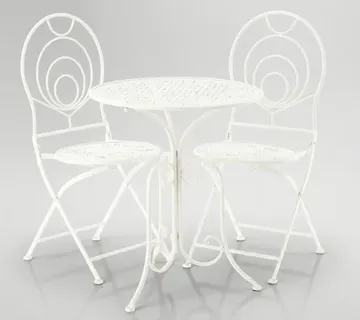 Metalni vrtni set "linda" stol + 2 stolice *8237 - Pribislavec