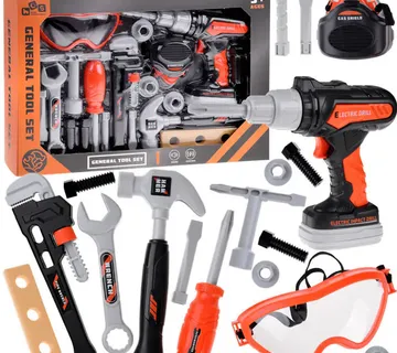 Veliki set alata DIY sivo-narančasti - Pribislavec
