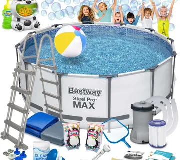 Okvirni vrtni bazen 366 x 122 cm 18u1 Bestway + gratis aparat za mjehuriće - Pribislavec