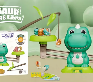 Woopie balansirajuća vaga: Igra pecanja dinosaurusa i ribica, učenje brojeva - Pribislavec