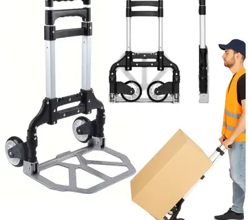 Aluminijska transportna kolica – lagana, sklopiva, nosivost 70 kg - Pribislavec